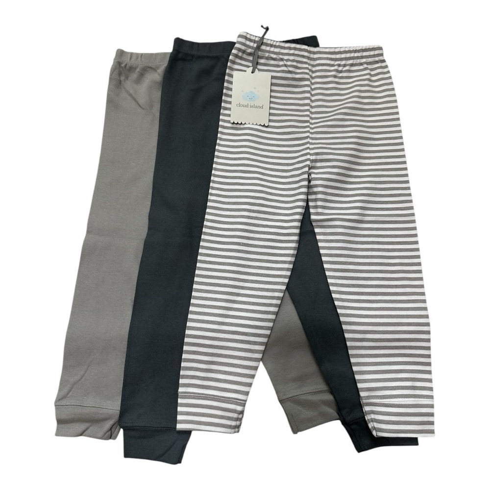 Cloud Island Kids Casual Bottoms - Gray and Black